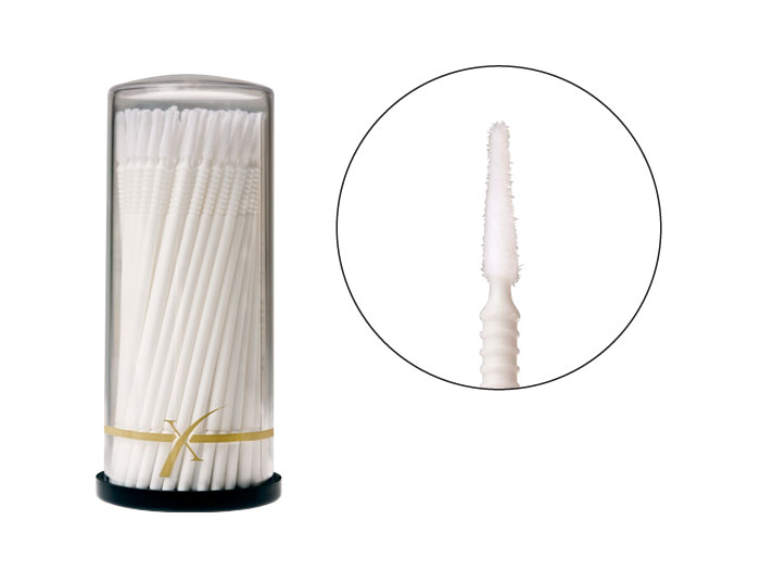 Xtreme Lashes Long-Tipped Microfiber Brushes In Tube (Long 1mm tip). Pakkauksessa 100 kpl