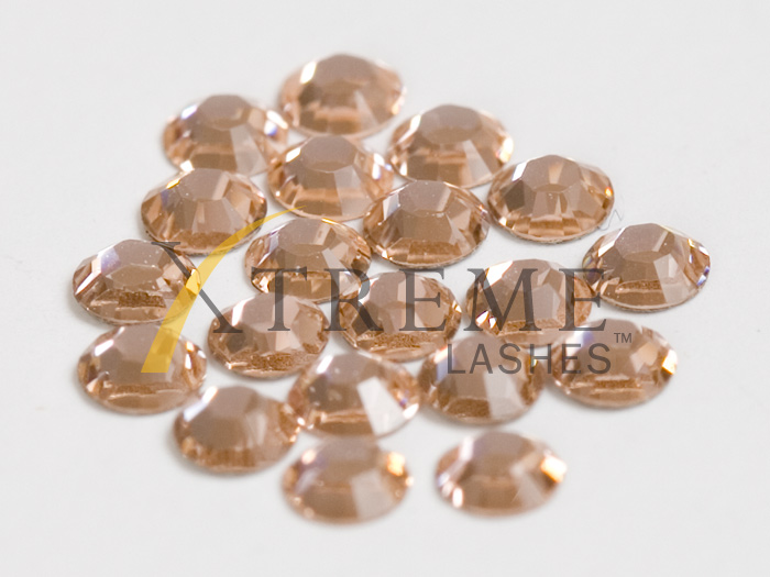 Xtreme Lashes Swarovski Flat Back Lash Crystals. Light Peach-1.9mm