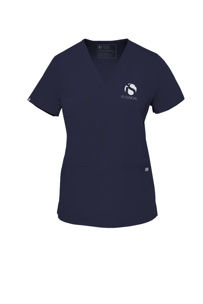 WOMEN'S SCRUBS - NAVY V-NECK SHIRT KOKO L