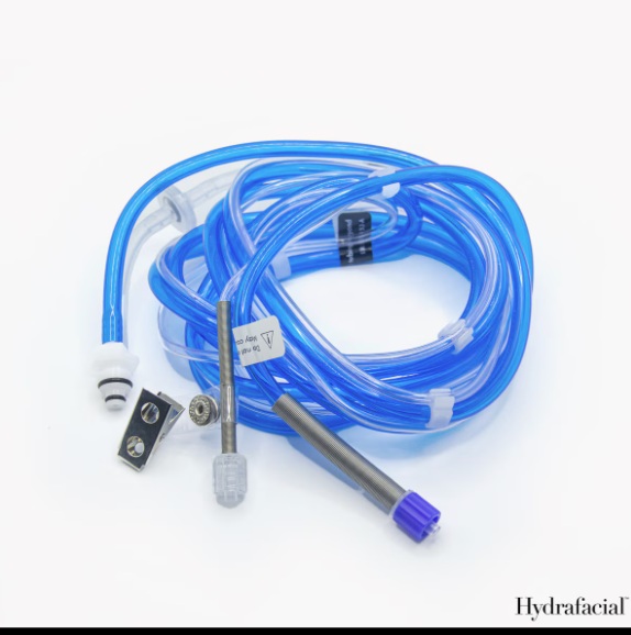 Black HydraFacial Handpiece Blue Tubing (Syndeo)