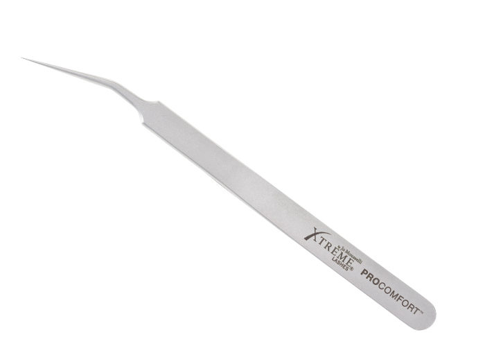 [3119] Xtreme Lashes XL Tweezers - Pro Comfort Curved - kaarevat pinsetit