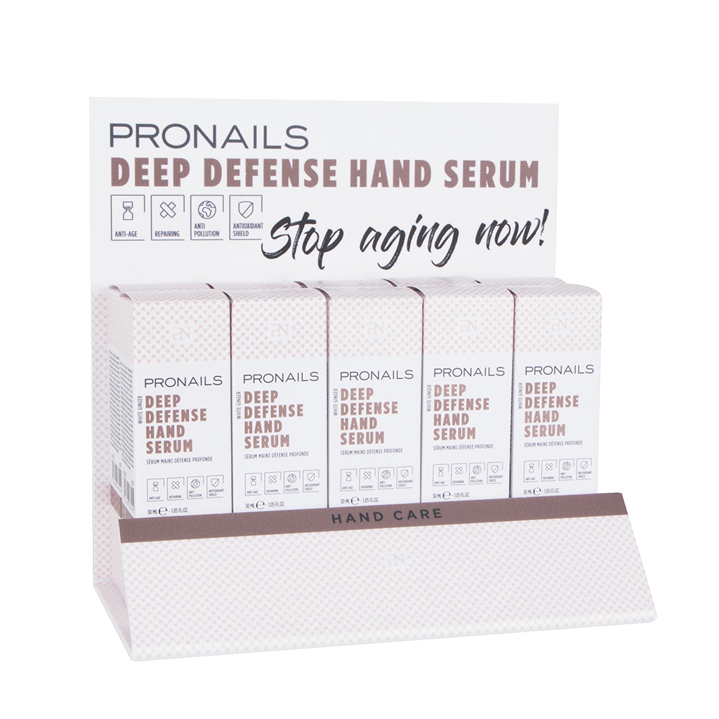 [24339] Pronails Deep Defence Hand Serum Display - tuoteteline (tyhjä)