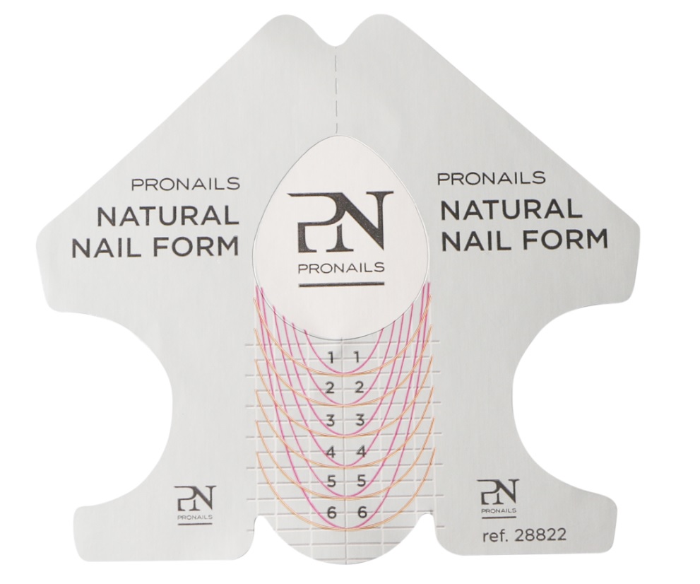 [28822] ProNails Natural Nail Forms 500 pcs
