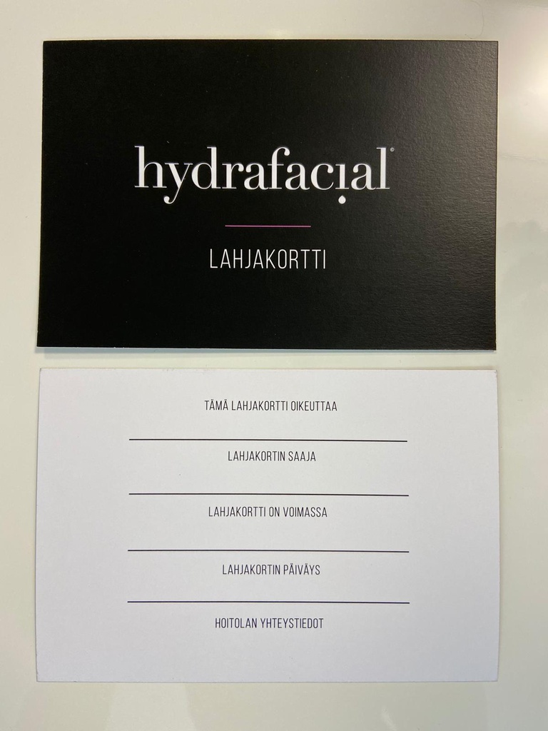 [100100] HydraFacial -lahjakortti 10kpl/pkt