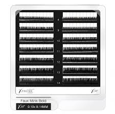 [38010501] X50 Black Faux Mink Bold Lash Tray 0.05 8-14MM MULTI 