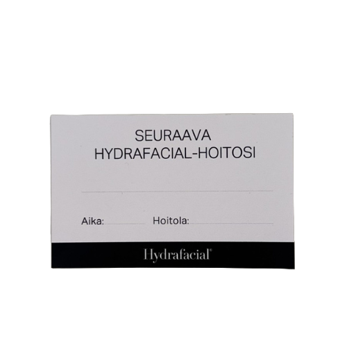 [260600511] HydraFacial ajanvarauskortti