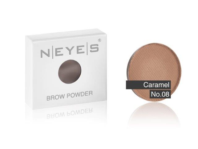 [122.10.08] NEYES Brows Brow Powder 08 - Caramel kulmakarvapuuteri