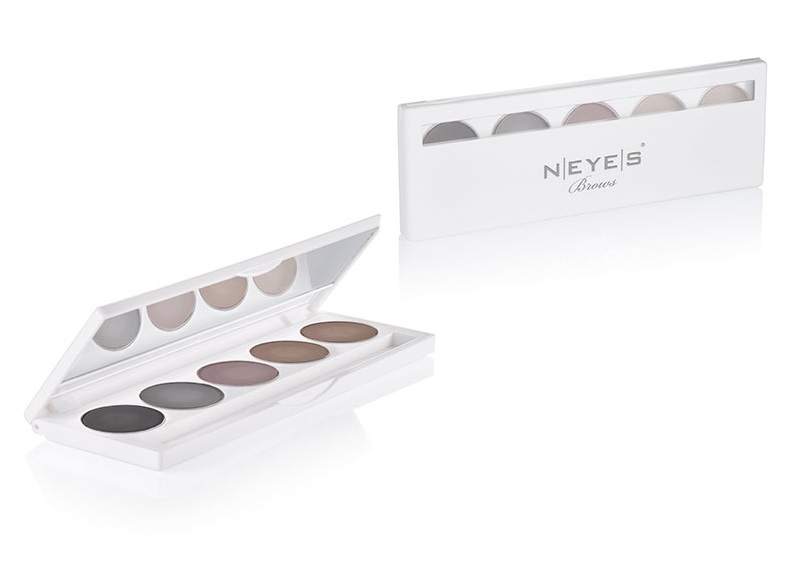 [122.00.02] NEYES Brows Brow Powder Palette kulmakarvapuuteripaletti 5 kpl (tyhjä)