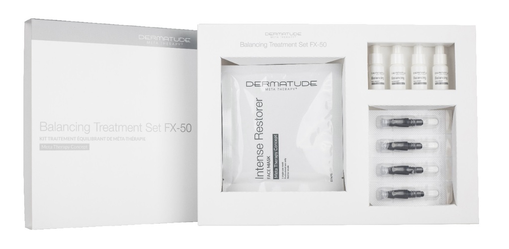 [D7351] Dermatude Balancing Facial Treatment set FX-50 (4 hoitoa)