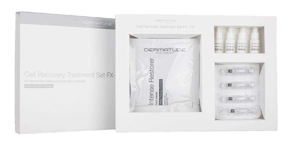 [D7362] Dermatude Cell Recovery Facial Treatment set FX-100 (4 hoitoa)