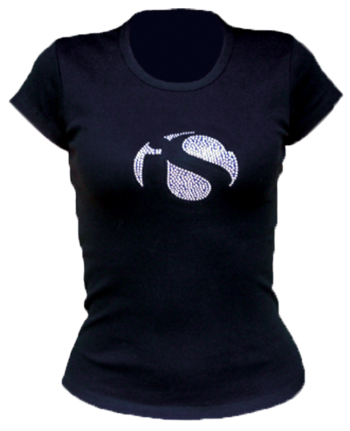 [CTH.TSHT.XL.BK] iS Clinical T-shirt Crystal Logo Black, X Large