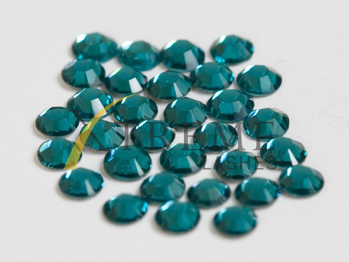 [7009] Xtreme Lashes Swarovski Flat Back Lash Crystals. Blue Zircon 1.9mm