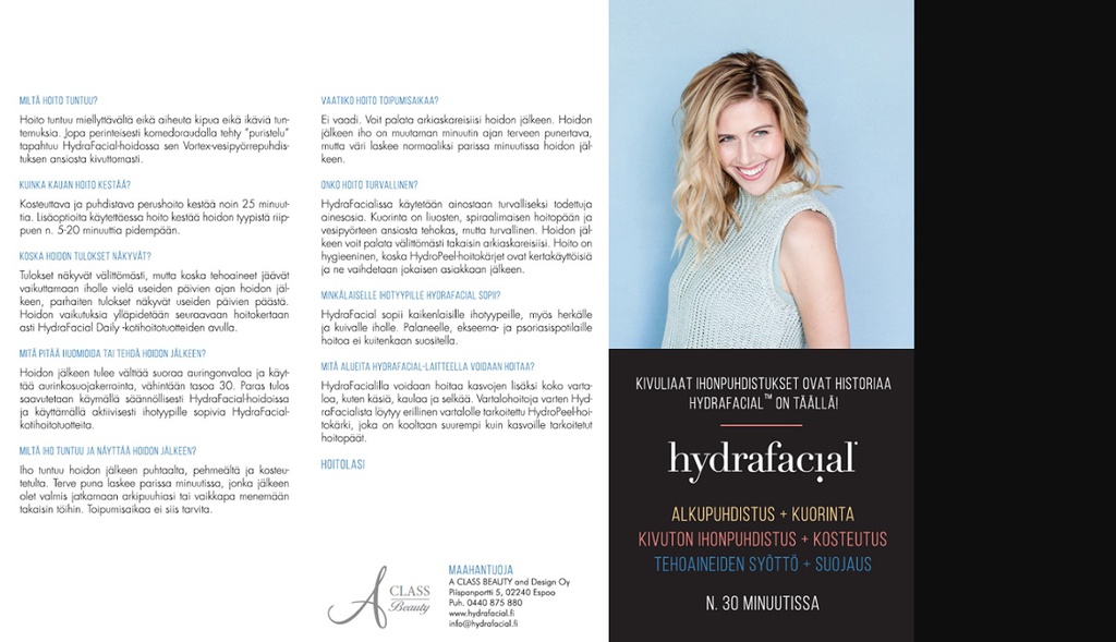 [99991231] HydraFacial kuluttajaesite