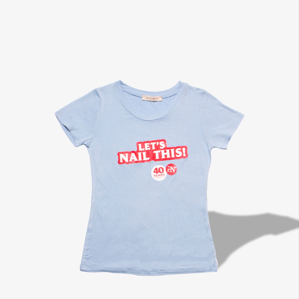 [82853] PN T-Shirt Light Blue S - Let's Nail This