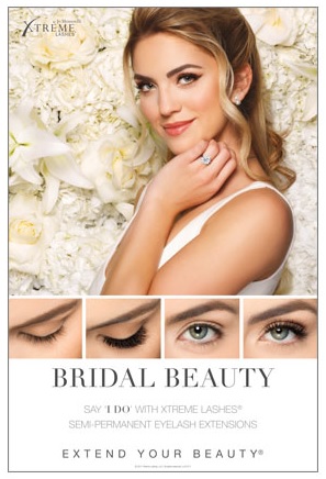 [9496] Xtreme Lashes Professional Poster (24x36) - Bridal Beauty Spring and Summer